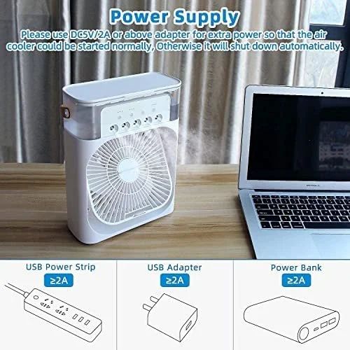 Portable Air cooler Table fan with humidifier