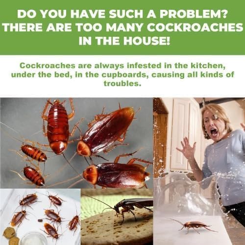 Cockroach Killer Roach Gel 12 Pcs (BUY 1 GET 1 FREE)