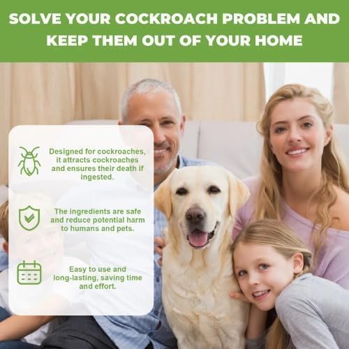 Cockroach Killer Roach Gel 12 Pcs (BUY 1 GET 1 FREE)