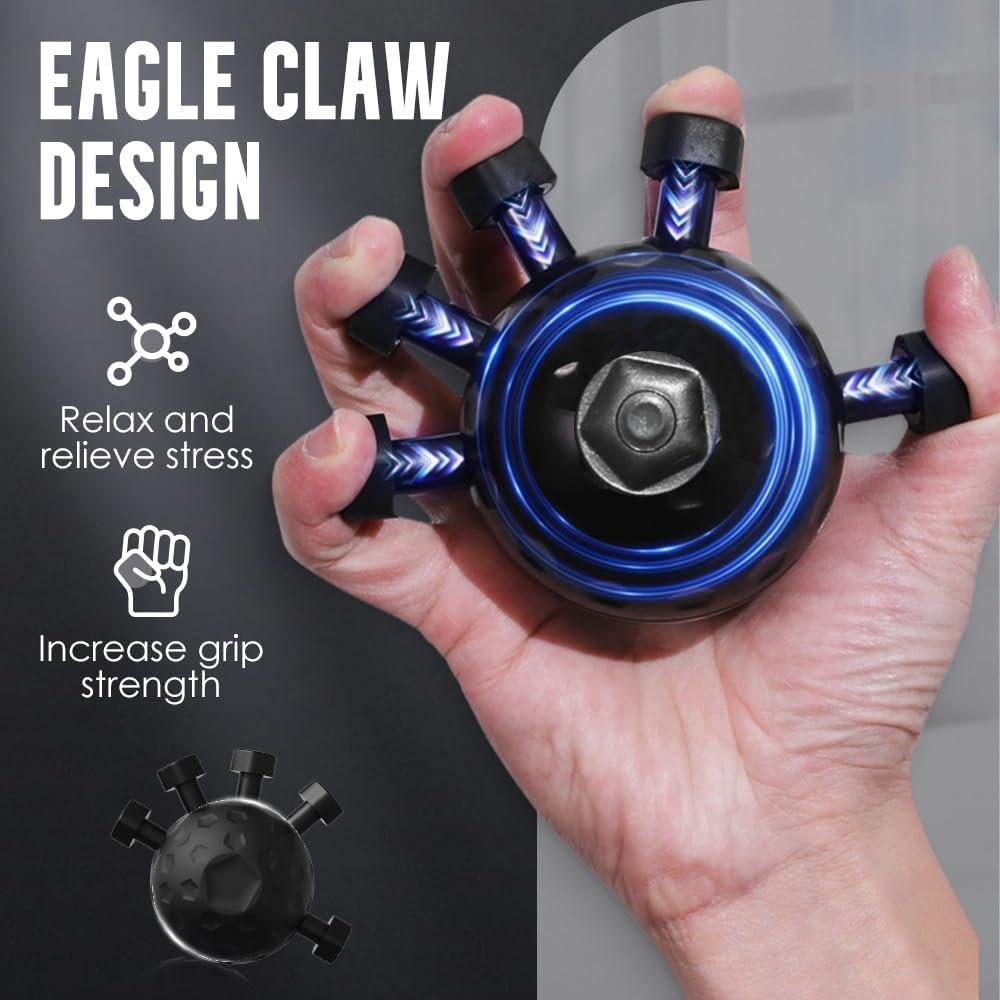 Eagle Claw Hand Strengthener Grip - Forearms & Veins Trainer.