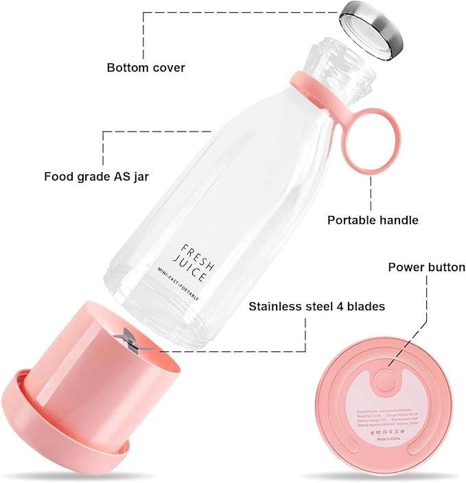 Portable Mini Blender – Fresh Juices & Smoothies Anytime, Anywhere