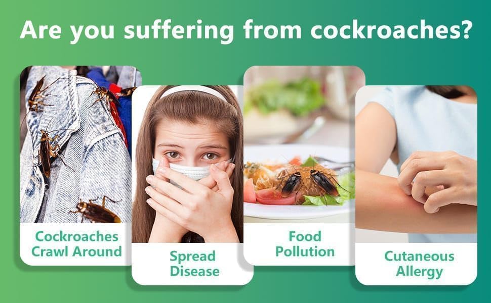 Cockroach Killer Roach Gel 12 Pcs (BUY 1 GET 1 FREE)