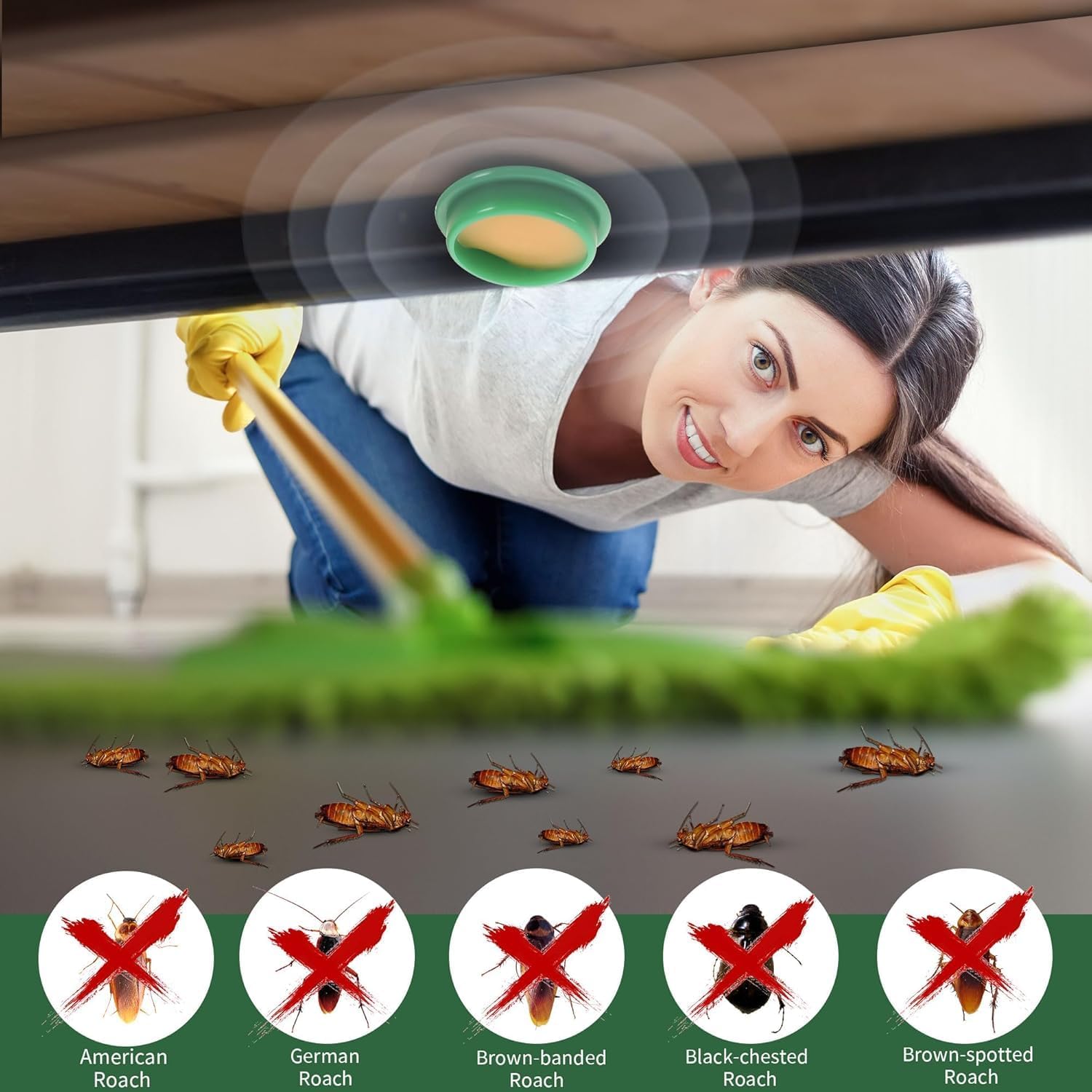 Cockroach Killer Roach Gel 12 Pcs (BUY 1 GET 1 FREE)